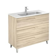 ROYO USA 40" VITALE 3 DRAWER BEIGE NATURE WITH CERAMIC TOP
