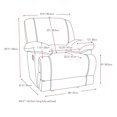 thumbnail image 2 of CorLiving Plush Reclining Bonded Leather Sofa Set, 2 of 9