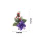 thumbnail image 2 of Árbol de Navidad Decoraciones Agujas de Navidad, Frutas Rojas, Flores de Navidad, Colgantes de Árbol de Navidad, Cajas de Regalo de Navidad, Artesanías Decorativas Árbol de Navidad Rojo, 2 of 6
