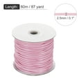 thumbnail image 2 of Light Pink 2.5mm Waxed Cord 87 Yard Wax Bead Thread String for Jewelry Making, 2 of 7
