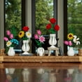 thumbnail image 5 of Brickcraft 3-in-1 Flower Vase Brick Building Kit (70-Piece Set), Modular Home Décor Display, Customizable Brick Vase for Floral Arrangements & Brick Builders Ages 8+, 5 of 12