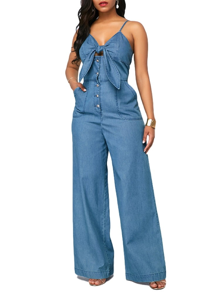 plus size womens denim overalls