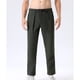 thumbnail image 1 of Pantalones largos para hombre, informales, para uso diario, para exteriores, playa, sueltos, ligeros, transpirables, de poliéster, 1 of 7