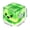 Green, variant on LJMsdf Halloween Ghost Ice Cube Squishy, 2.17" Slow Rising Spooky Face Cube for Party Favor Bag Filler