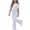 White, variant on Fnooota Girls Summer Outfit Sets Size 7-8, Short Sleeve Casual Gifts Kids' Casual Clothing Sets Pink Size 7-8