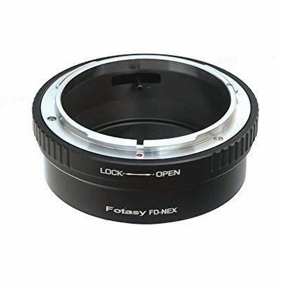 Fotasy FD Lens to E Mount Adapter, FD FE Mount, FD Lens to E, Compatible with Canon FD Lense Sony a7 a7R a7s II III IV a9 a7c Alpha 1 a6600 a6500 a6400 a6300 a6100 a6000 a5100 a5000 a3500 ZV-E10