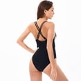 thumbnail image 4 of Traje de baño de una pieza con cuello halter para deporte en la playa para niñas, traje de baño sexy para niños de madre e hija, 4 of 6