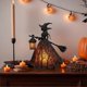 thumbnail image 5 of Halloween Witch Lamp, Gothic Spooky Witch Decor with Holding Lantern, Table Lamp Light for Home, Porch,Party Decor, 5 of 5