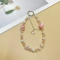 thumbnail image 5 of Beaded Pearl Phone Charms For iphone/Samsung Cellphone Bracelet Strap Mobile Pendant Keychain Lanyard Jewellery Accessory, 5 of 10