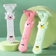 thumbnail image 3 of Cat Teaser Pointer Interactive Cat Toy for Cats to Feather USB Rechargeable Multifunctional Grooming Brush Retractable Teasing Stick Rechargeable Red Light Pointer Exercises Training To, 3 of 7