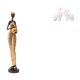 thumbnail image 1 of Figura decorativa de una mujer tribal africana y una estatua de . Ideal para decorar la mesa de la habitación, el mueble de la televisión o la, 1 of 8