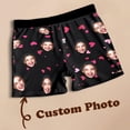 thumbnail image 7 of Men's Funny Wife Face Print Boxer Briefs Underwear Breathable Comfortable Valentine's Day Boxers Black L, 7 of 7