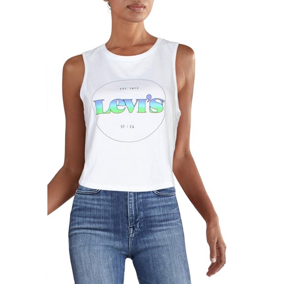 Levi's Womens Zoey Cotton Logo Tank Top
