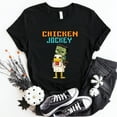 thumbnail image 2 of Chicken Jockey Zombie Pixel Art Zombie Gamer Funny T-Shirt, 2 of 5