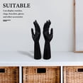 thumbnail image 2 of KAKOWELY ring 2pcs Multi-Function Ring Holder Mannequin Hands Jewelry Holder Delicate Trinket Stand Decorative Jewelry Holder Hand Model Display Stand11.42"X3.54"X2.17", 2 of 5