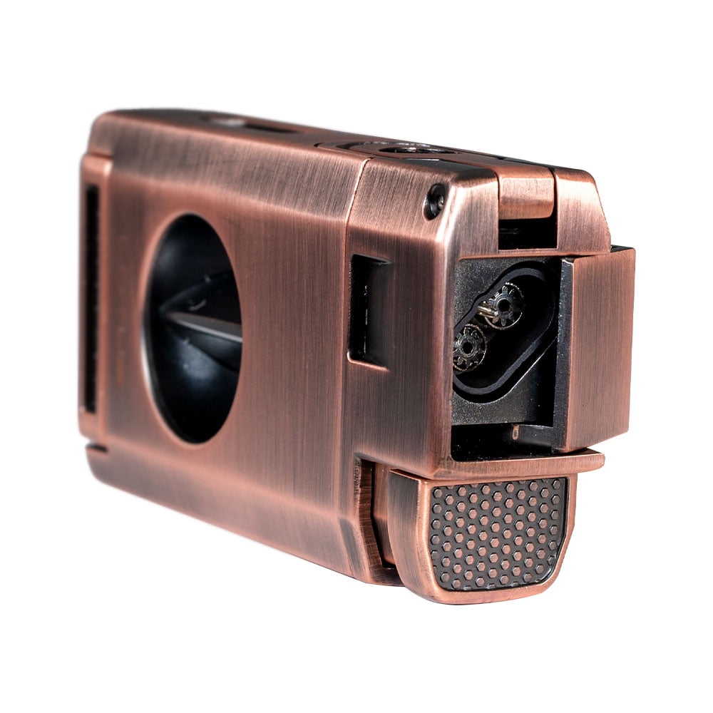 Lotus Excalibur Double Torch Lighter with Two Cutters - Copper