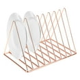 thumbnail image 3 of VIFERR Dishes Rack Home Kitchen Iron Triangle Dishes Bowl Utensils Ventilation Storage Rack Drainer Shelf, 3 of 7