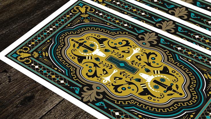 Secret Tale Black Knight Playing Cards by Dutch Card House