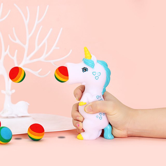 Bola de disparo de unicornio de dibujos animados para niños ShuxiuWang 8390611128951