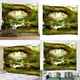 thumbnail image 5 of Tapiz colgante de paisaje natural, manta de poliéster para pared, para sala de estar 230 x 180 cm, 5 of 9