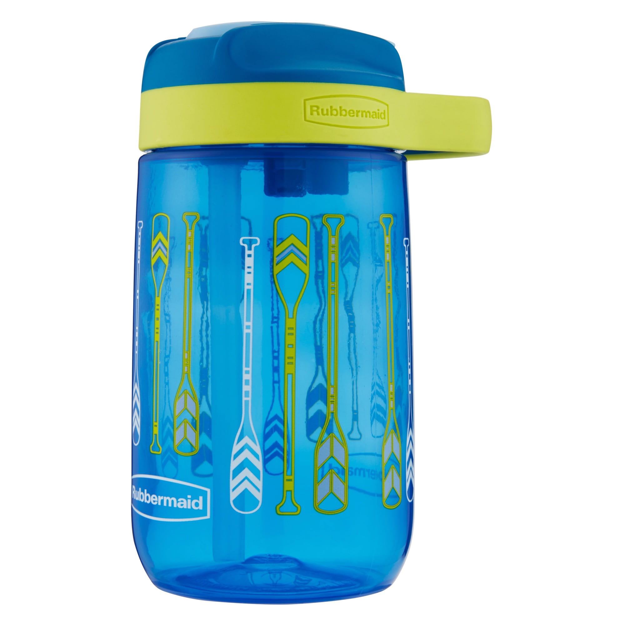 Surfboards and Palm Trees Kids Leak Proof Water Bottles with Push Button  Lid and Spout - 16 Ounces —