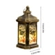 thumbnail image 3 of Farolillos colgantes navideños LED sin llama | Adornos portátiles de bronce retro para ventanas | Decoración navideña para interiores y exteriores | Luz nocturna segura para centro de mesa, 3 of 6