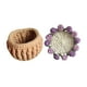 thumbnail image 3 of Kit de crochet para principiantes Posavasos de flores de crochet hechos a mano para tazas de bebidas con flores Púrpura, 3 of 9