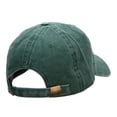 thumbnail image 4 of Dual Koi Embroidered Washed Cotton Brass Buckle Cap - Dk Green OSFM, 4 of 5