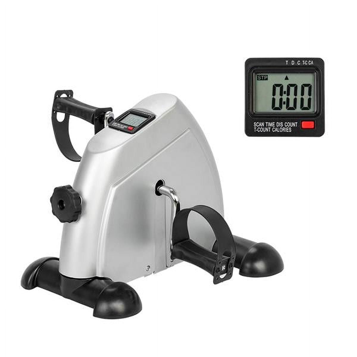 Home Use Hands and Feet Trainer Mini Exercise Bike Silver