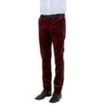 thumbnail image 4 of Men's Slim-fit Velvet Suits Separates, Pants, 4 of 4