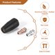 thumbnail image 3 of Pressure Washer Rotating Turbo Nozzle Universal For Hot And Cold Water 3,000 Psi, 3.0 Orifice, 3.0 Gpm With 1/4 inch Quick Connect Plug (Black Turbo Nozzle), 3 of 5