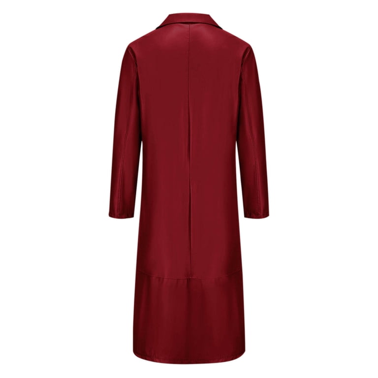 Olyvenn New & Trending Mens Trench Coat Casual Single Breasted
