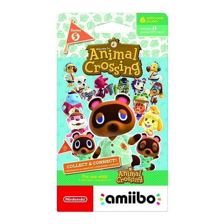 Nintendo - Animal Crossing amiibo cards 6-pack - Series 5 - Multi