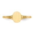 thumbnail image 5 of 14K Yellow Gold Ring Band Signet, Size 7, 5 of 5