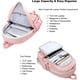 thumbnail image 3 of Mochilas para computadora portátil Mochila escolar de 15,6 pulgadas Mochila universitaria Mochila de viaje antirrobo Mochilas grandes para adolescentes Niñas Mujeres Estudiantes (Rosa) ER, 3 of 6