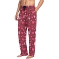 thumbnail image 4 of GZHJMY Valentine's Day Pajama Pants for Men, Lounge Pants Lightweight Men Pajama Bottoms with Drawstring Pockets, Christmas New Year Birthday Gifts, X-Large, 4 of 6