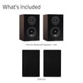 thumbnail image 2 of Fluance SX6W High Definition Two-Way Bookshelf Loudspeakers - Natural Walnut, 2 of 8