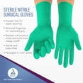 thumbnail image 7 of Dynarex Sterile Nitrile Surgical Gloves, Powder-Free & Puncture-Resistant, 6 Mil., Size 8, 1 Case - 4 Boxes of 50, 7 of 7