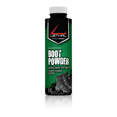 Lethal Hunting Odor Protection Boot Powder, 6oz, 3-Pack
