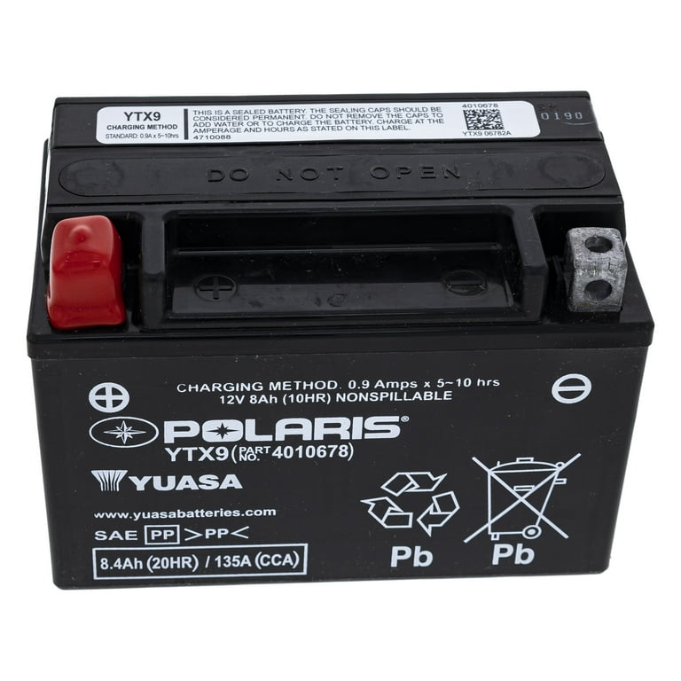 Panther YTX9-BS Lithium Motorradbatterie 12V 9Ah CTX9-BS