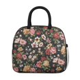 thumbnail image 2 of Womens Pioneer Flower Floral Print Pattern Lunch Box for Work,Insulated Lunch Bag for Women,Loncheras Para Mujer,Leakproof Adult Lunch Bag for Work,Beach,Travel,Picnic,Camping, 2 of 7