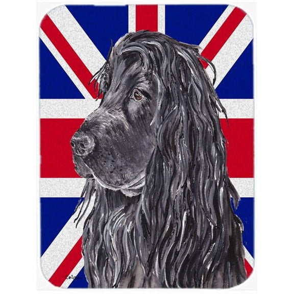Carolines Treasures Black Cocker Spaniel With Engish Union Jack British Flag Flag Mouse Pad