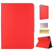 Dteck Case For Apple iPad Pro 11" 2nd Generation (2020 Released) 11 inch, Slim PU Leather Folio Flip Case Smart Automatic wake/sleep Stand Protective Cover ,Red