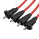 thumbnail image 3 of 4Pcs/Set Spark Plug Wire Set Ignition Cable Kit 90919?22400 Replacement for Camry Solara L4 2.2L, 3 of 5