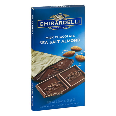 UPC 747599614163 product image for Ghirardelli Sea Salt Almond Milk Chocolate, 3.5 Oz. | upcitemdb.com