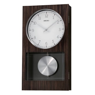 Seiko Mid-Century Modern Sophisticated Brown Quartz Analog Wall