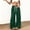 Green, variant on KLHDSF Pants For Women Faux Suede Wide Leg Loose Pants Drawstring Elastic Waist Solid Casual Trousers Black L