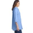 thumbnail image 3 of Woman Within Plus Size Button-Front Embroidered Tunic, 3 of 5