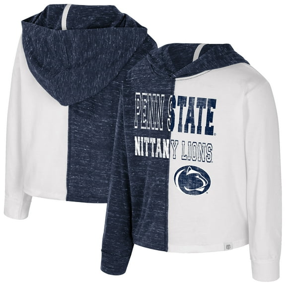 Toddler Colosseum Navy Penn State Nittany Lions Gals Knit Hoodie