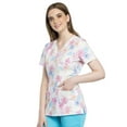 thumbnail image 4 of Cherokee Prints Women's Scrubs Top Mock Wrap CK620, 4 of 5